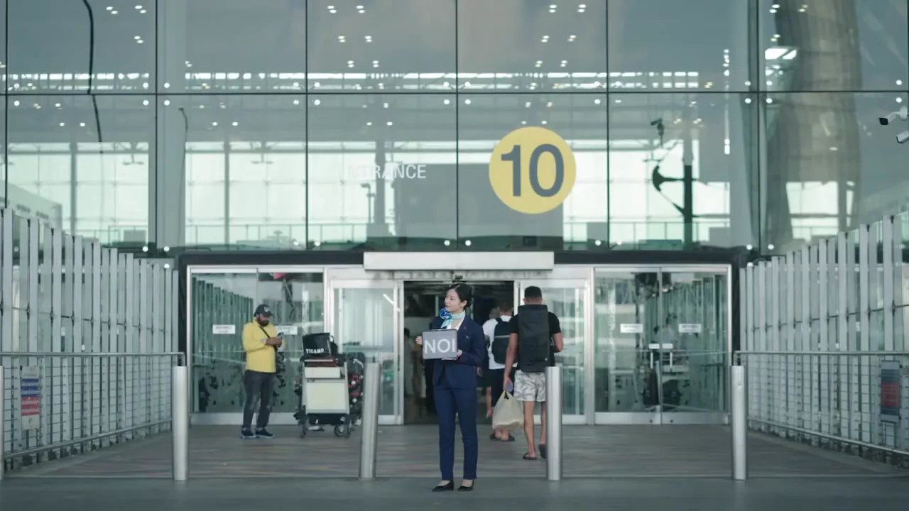 Don Mueang Airport (DMK) terminal and express lane, background for FastTrack Don Mueang fast-track service